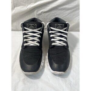 Nike SB Stefan Janoski Men Size 8 Mid Skateboarding Shoe Black White 807507-001